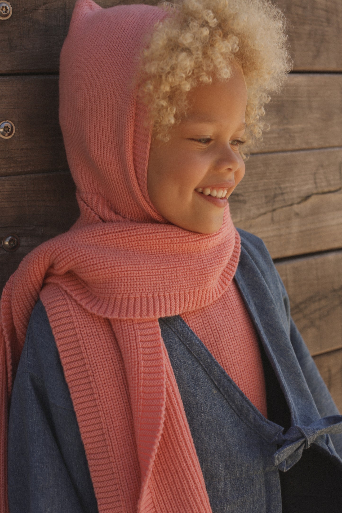 Hvid balaclava Eddy - Bubblegum