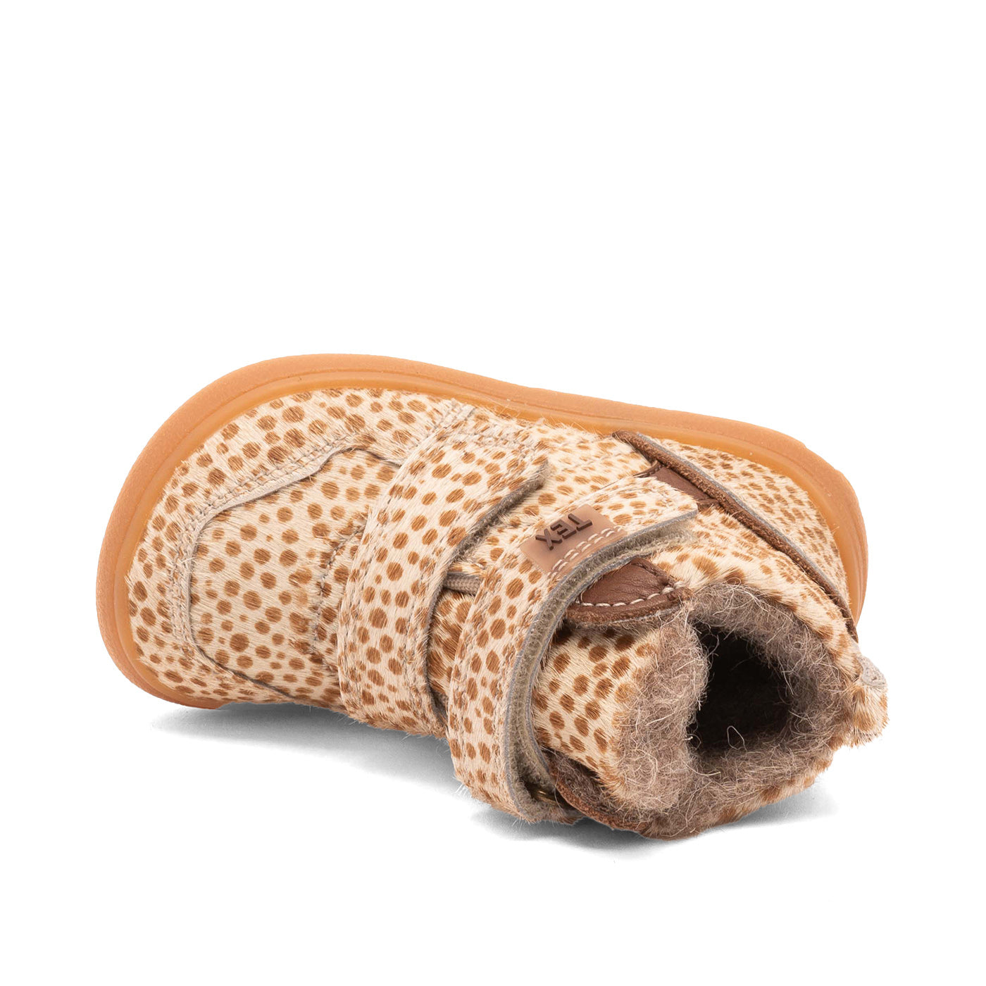 Bisgaard Becky TEX Barefoot – Brown Dots | Waterproof Kids Shoes with Wool Lining