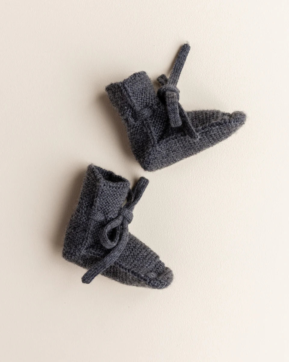Hvid slofjes - Charcoal