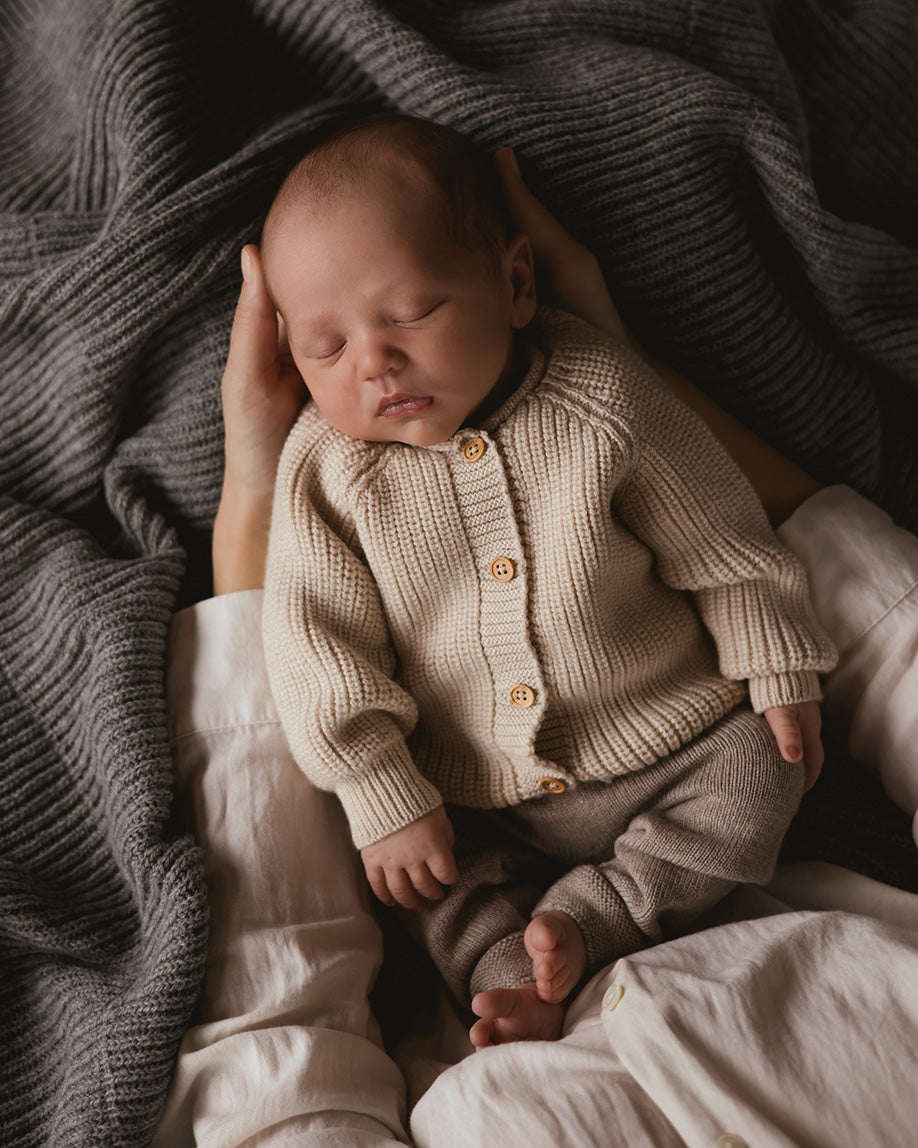 Hvid cardigan Inga - Cream