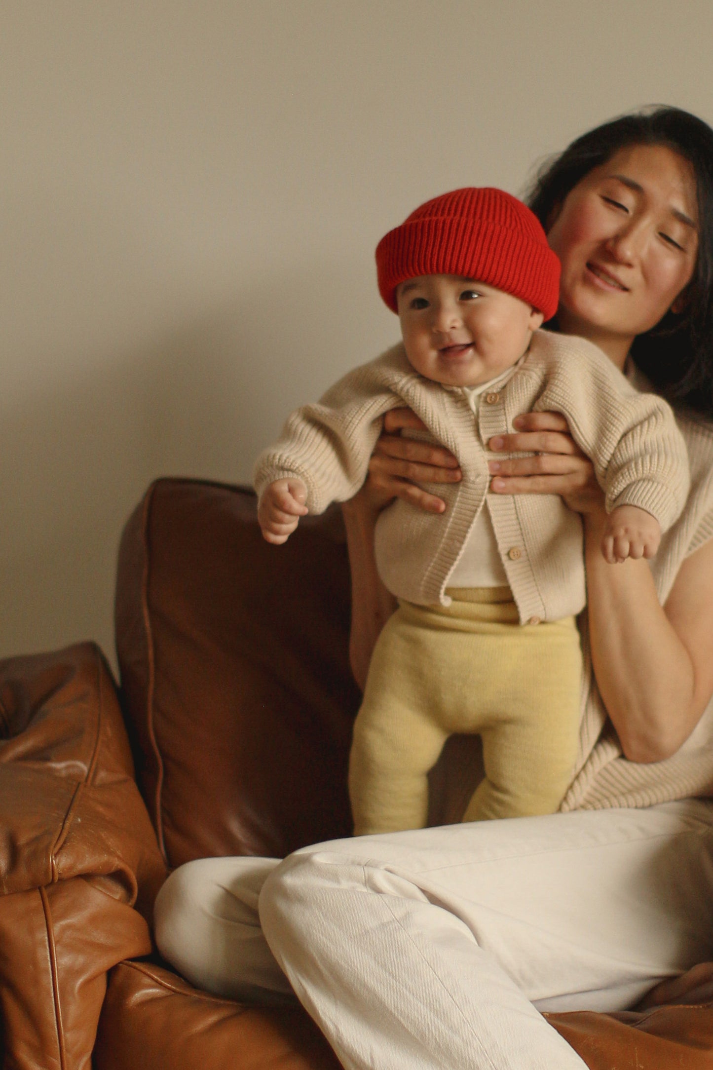 Hvid cardigan Inga - Cream