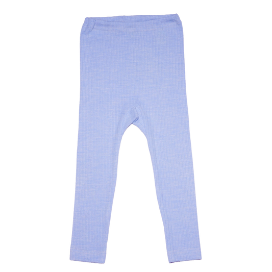 Cosilana wool/silk/cotton leggings - Blue