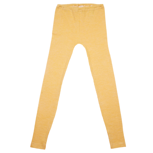 Cosilana wool/silk/cotton leggings - Yellow