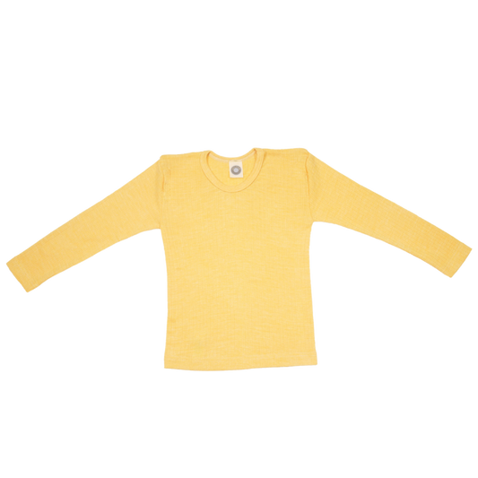 Cosilana wool/silk/cotton longsleeve - Yellow