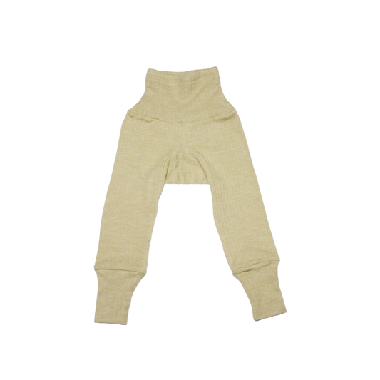 Cosilana wool/silk/cotton baby pants - Green