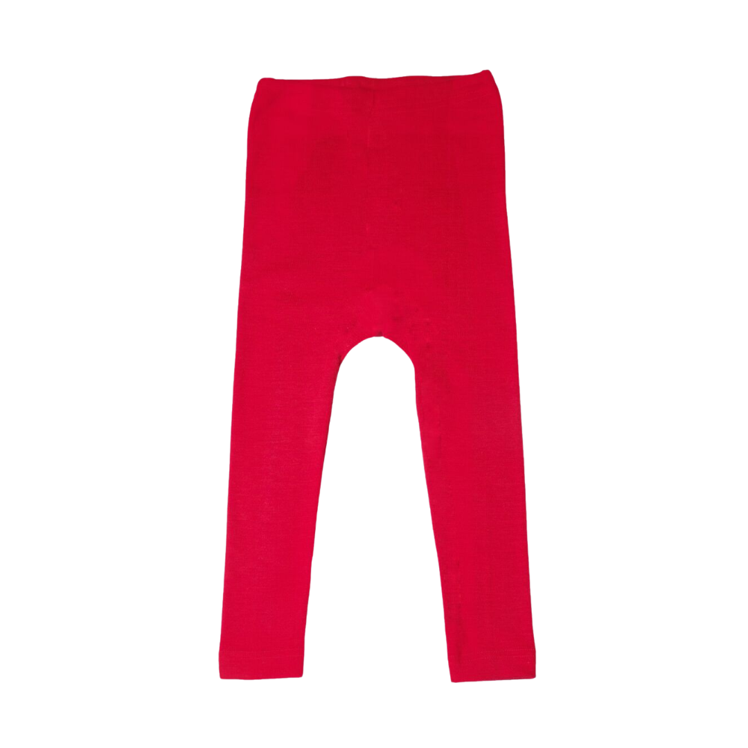 Cosilana wol/zijde legging - Red