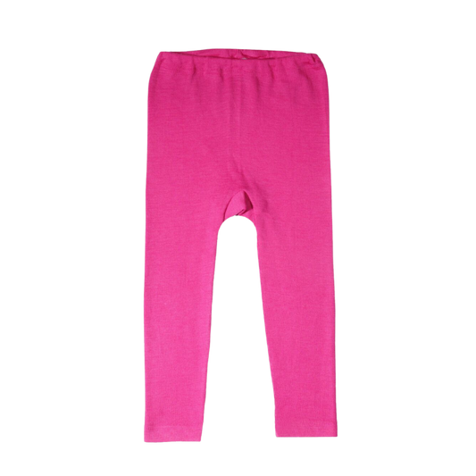 Cosilana wool/silk leggings - Pep pink