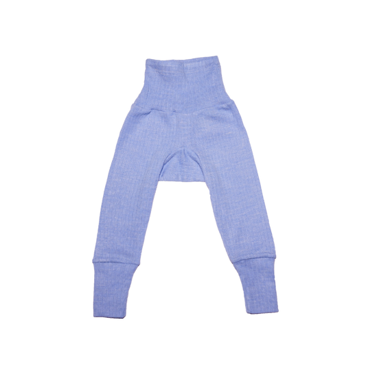 Cosilana wool/silk/cotton baby pants - Blue