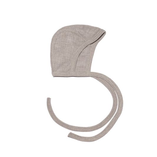 Cosilana wool/silk/cotton bow hat - Grey