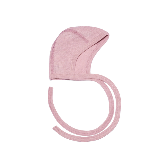 Cosilana wool/silk/cotton bow hat - Pink