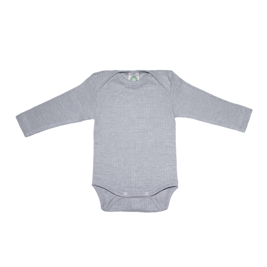 Cosilana wool/silk/cotton romper - Grey