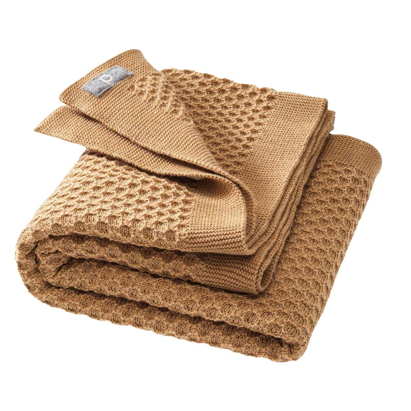 Engel Natur wool fleece baby blanket ā Blue