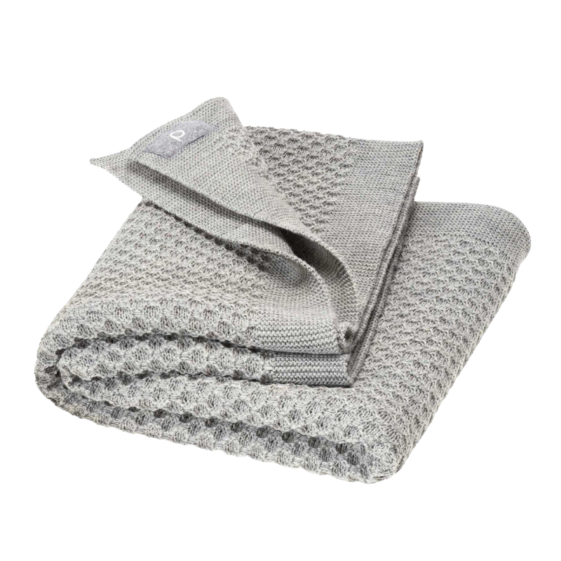 Disana wool honeycomb blanket - Grey