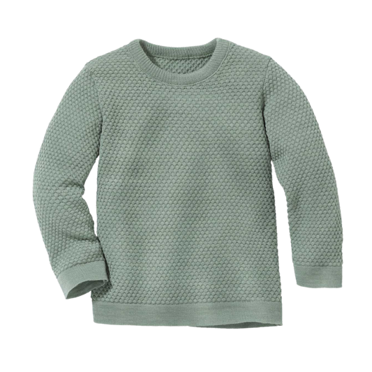 Disana honeycomb sweater - Jade