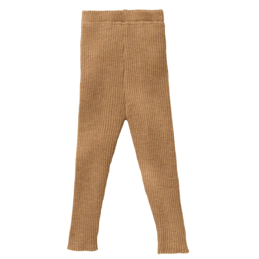 Disana knitted wool leggings AW25/26 - Caramel