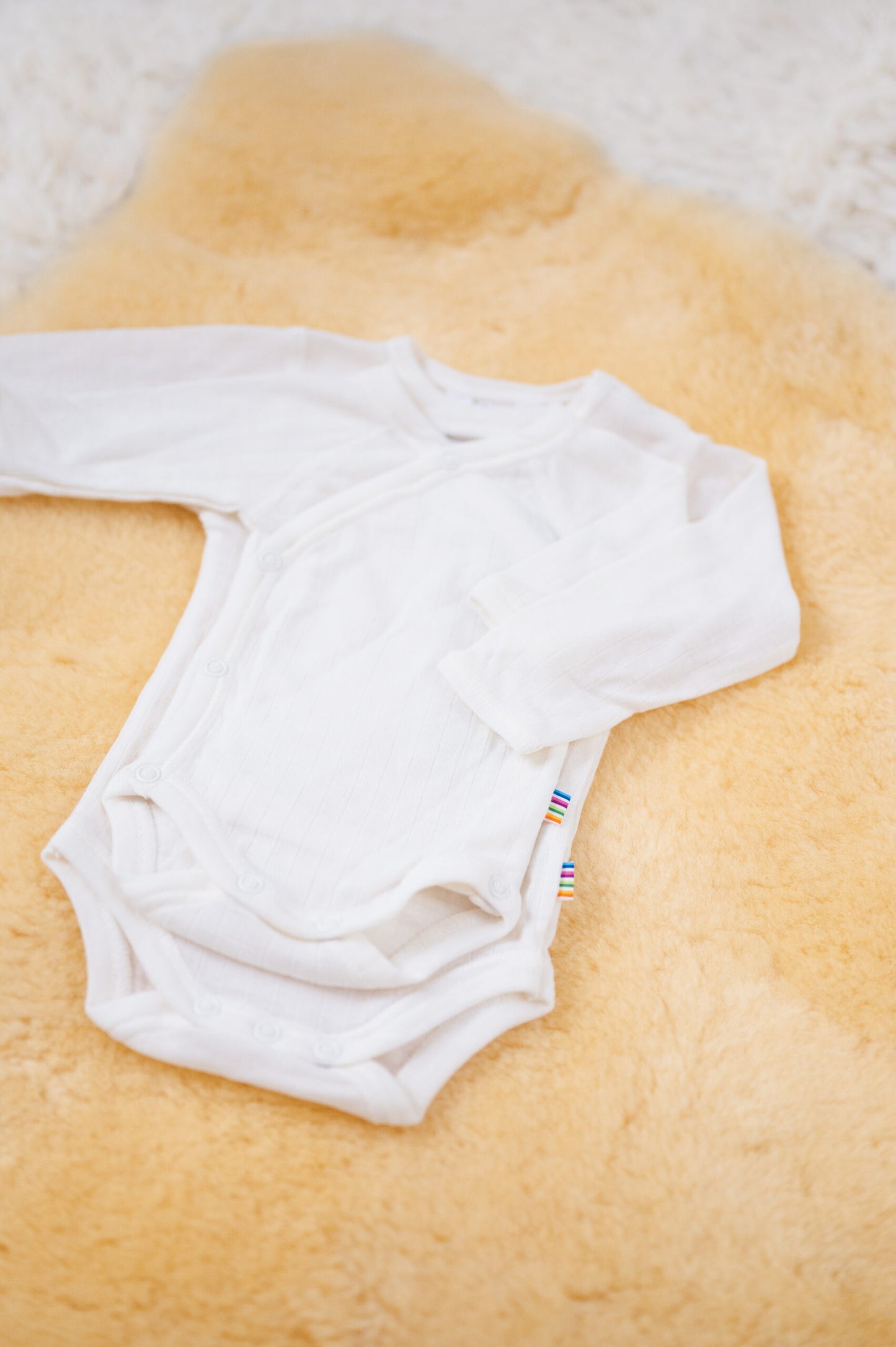 Joha wollen wikkelromper - Off white
