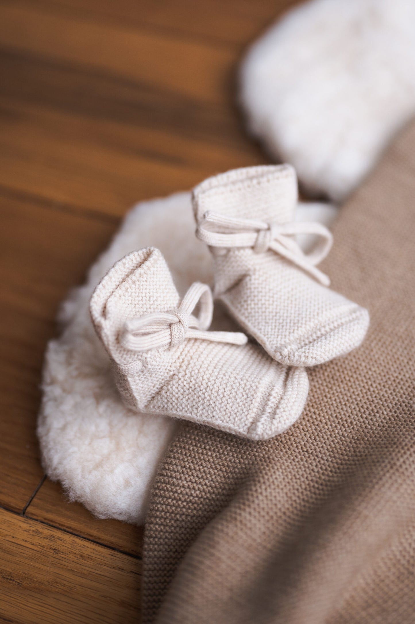 Hvid slippers - Cream