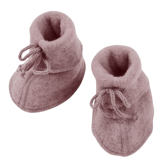 Engel Natur wool fleece baby shoes – Rosewood