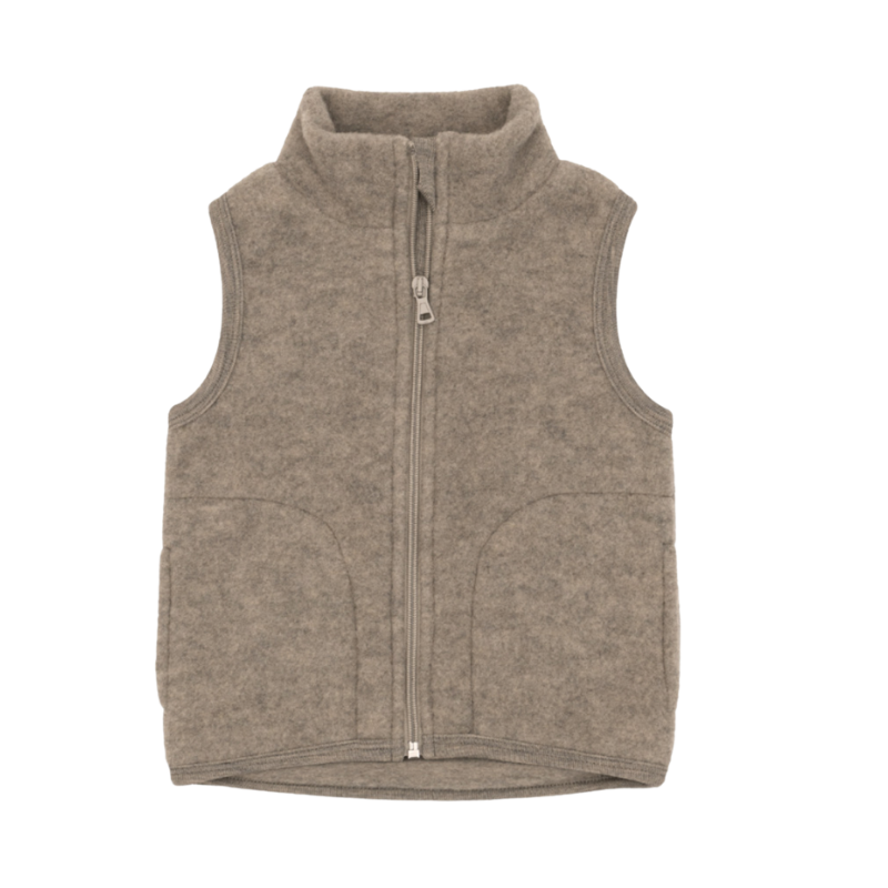Engel Natur wool fleece overalls - natural