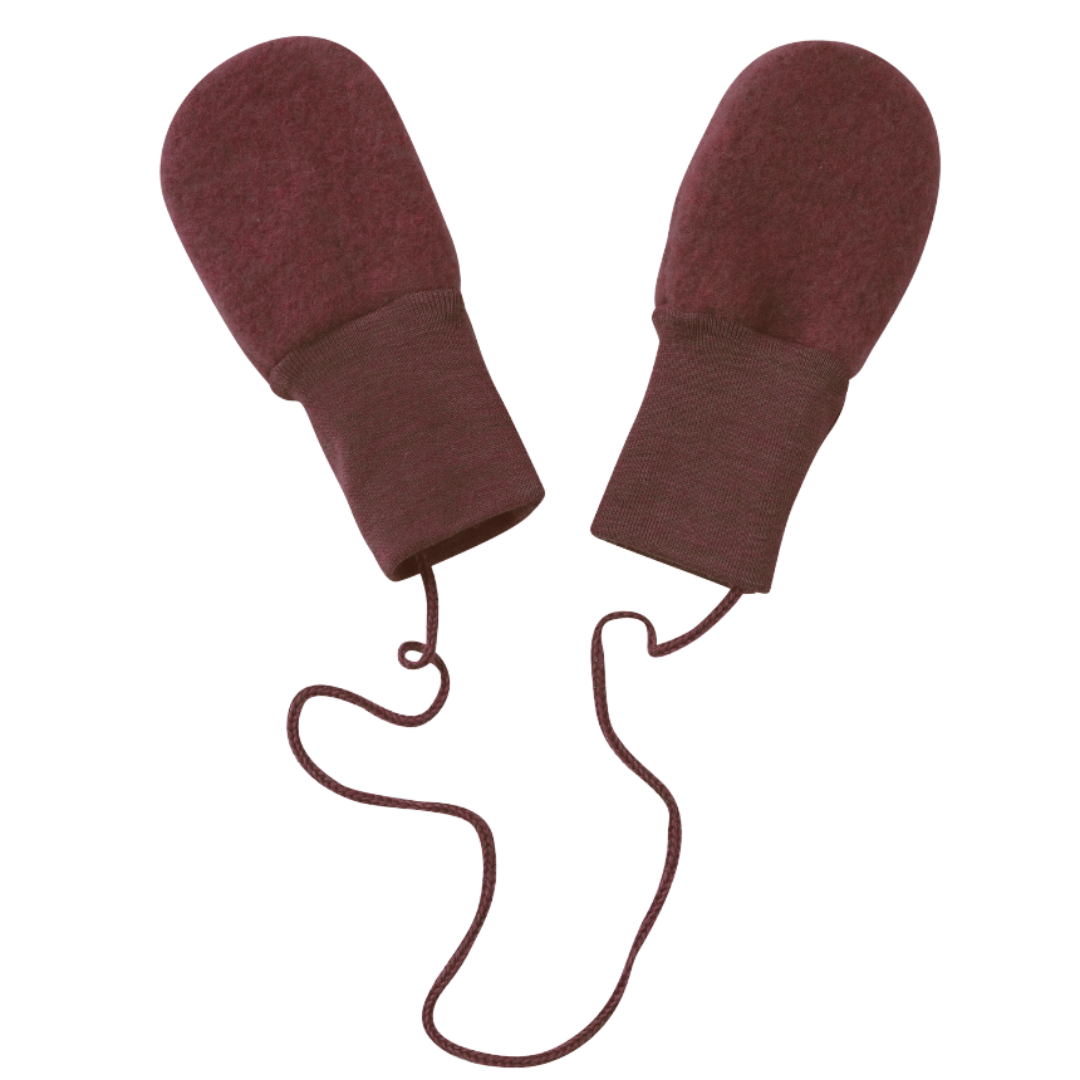 Engel Natur wolfleece baby mittens - Sand