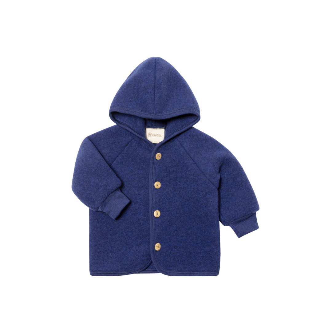 Engel Natur wolfleece jasje - Gentian Melange