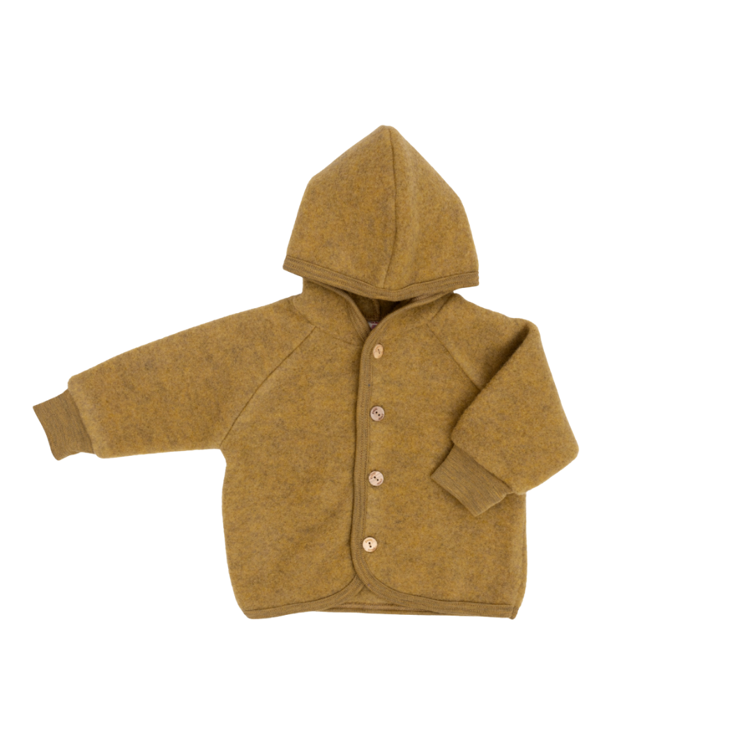 Engel Natur Wollfleecejacke – Saffron Melange