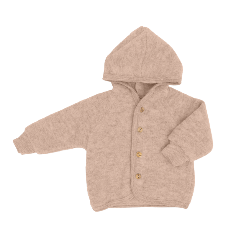 Engel Natur wolfleece jasje - Sand melange