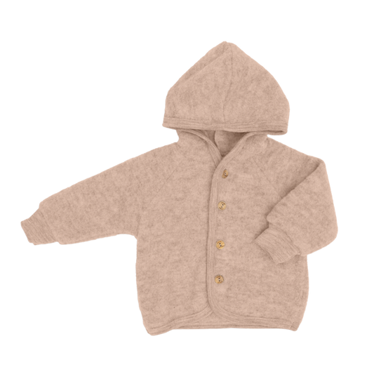 Engel Natur wolfleece jacket - Sand melange
