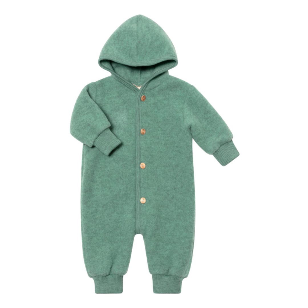 Engel Natur wolfleece overall - Jade Melange