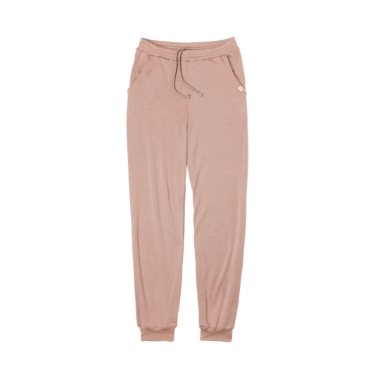 Engel Natur wool/silk jogging pants for adults - Dusty Rose