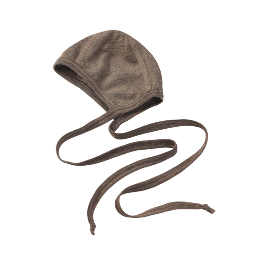Engel Natur wool/silk hat - Walnut melange