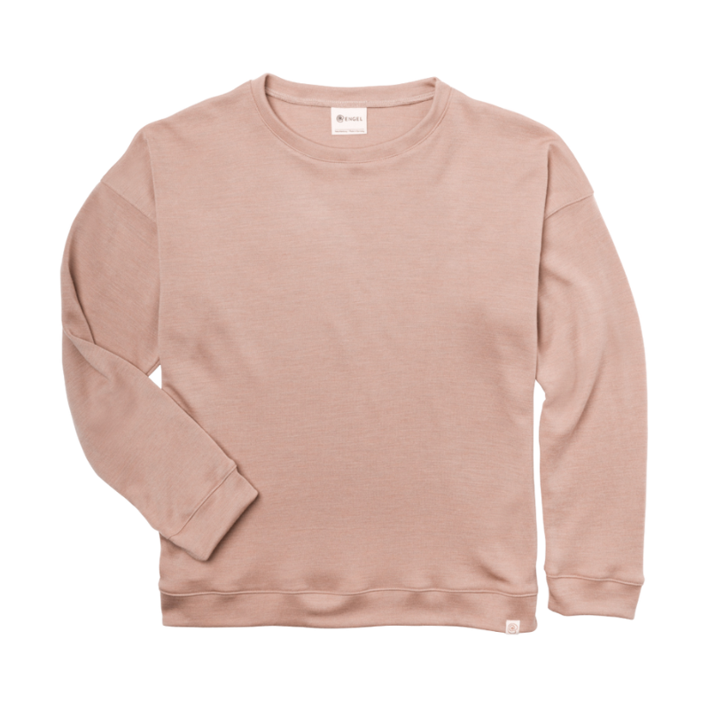 Engel Natur wol/zijde sweater volwassenen - Dusty Rose