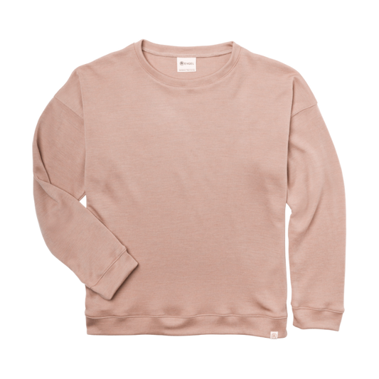 Engel Natur wool/silk sweater for adults - Dusty Rose