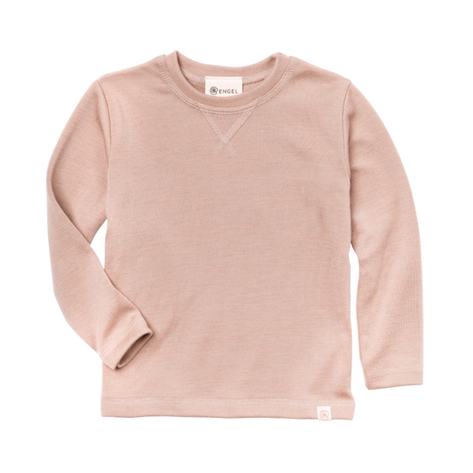 Engel Natur wool/silk sweater child - Dusty Rose
