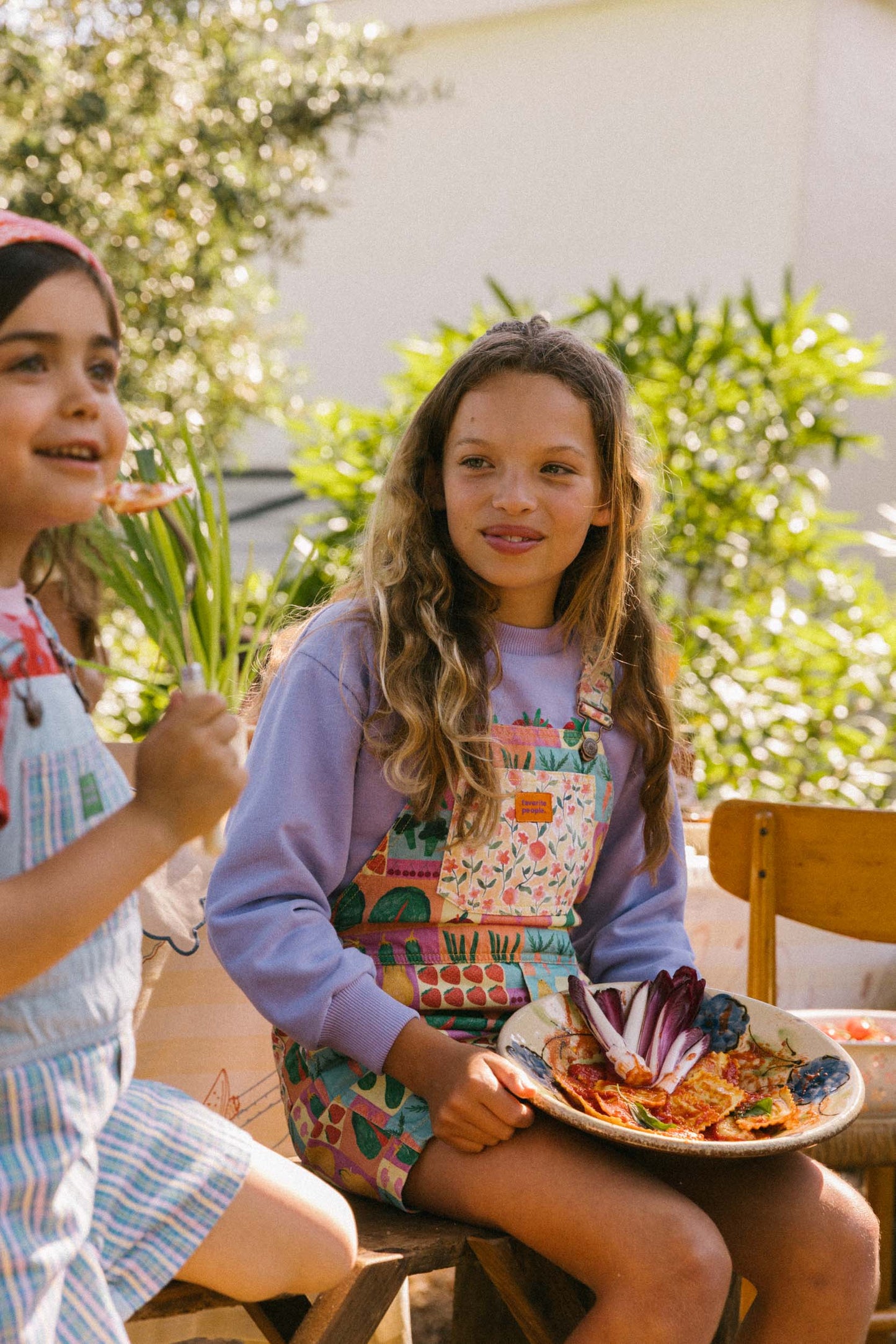 Favorite People shorts overall - Focaccia