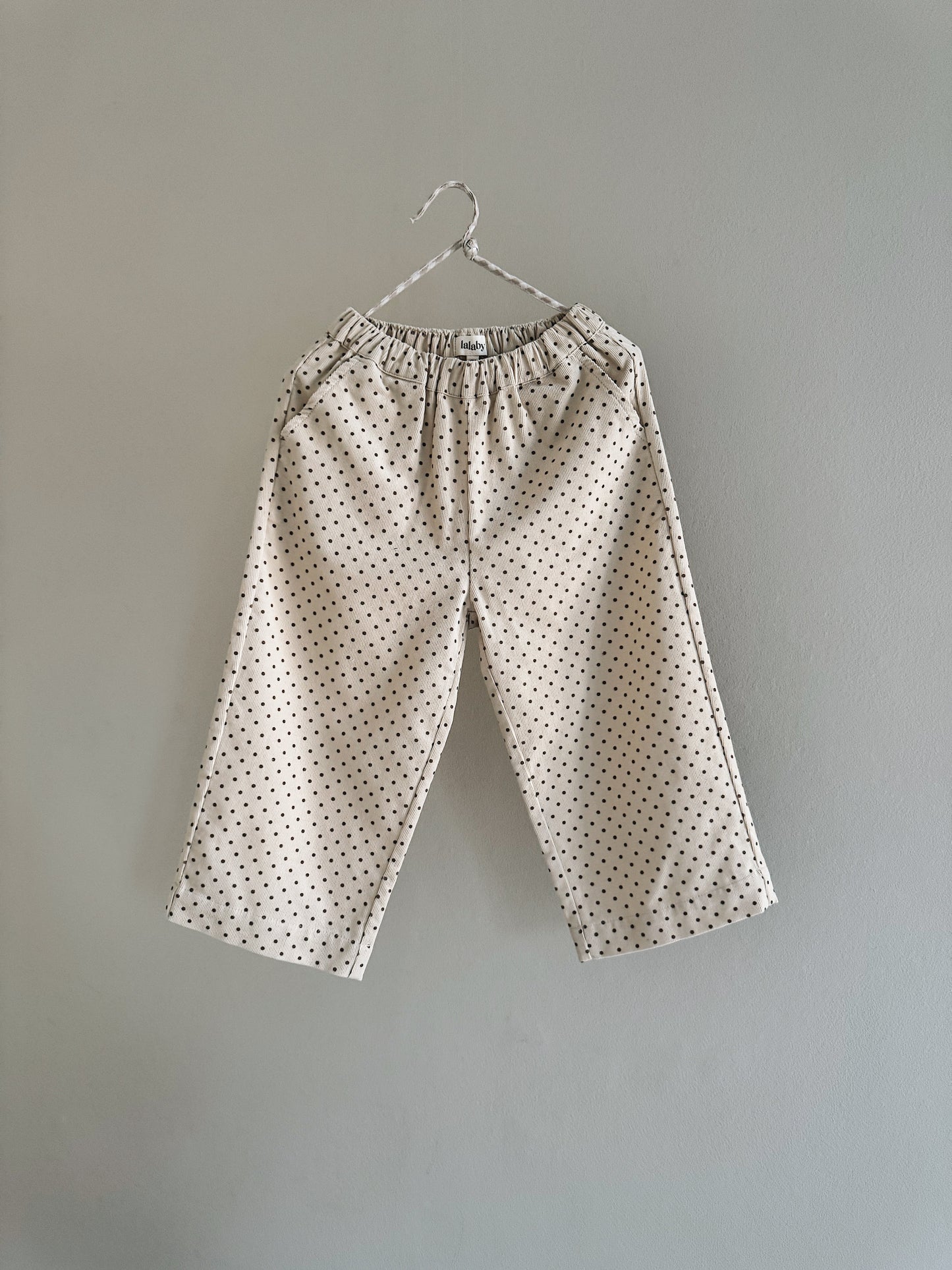 Lalaby cotton pants Frankie โ Brown dot