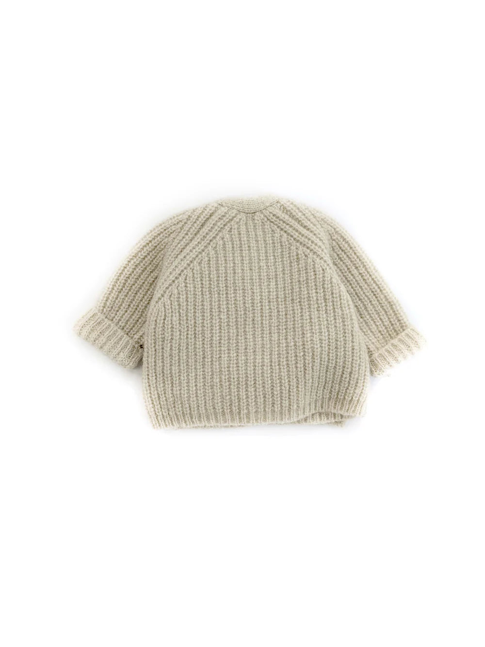 HALFEN alpaca baby wrap cardigan - Beige