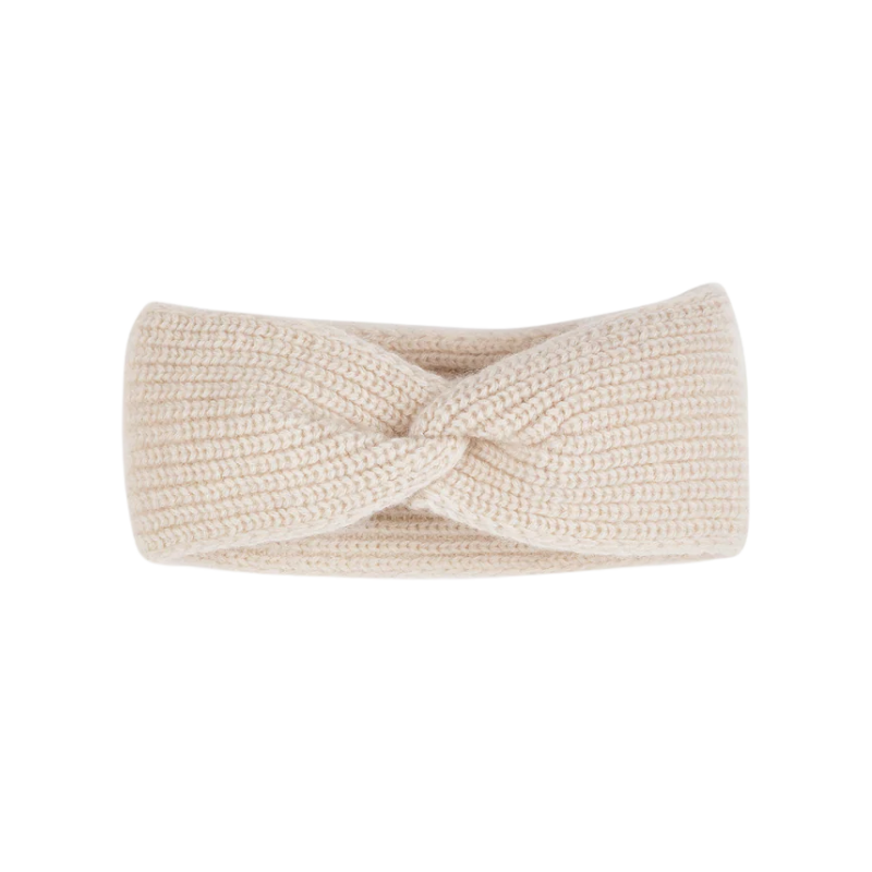 HALFEN cashmere children's headband with knot - Beige