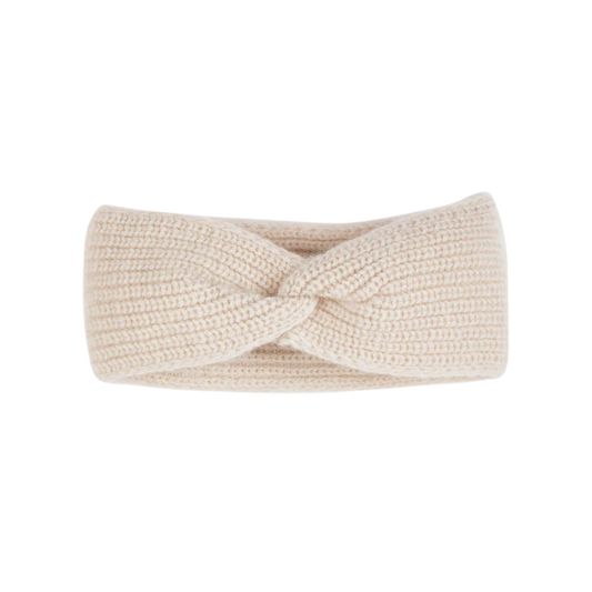 HALFEN cashmere children's headband with knot - Beige