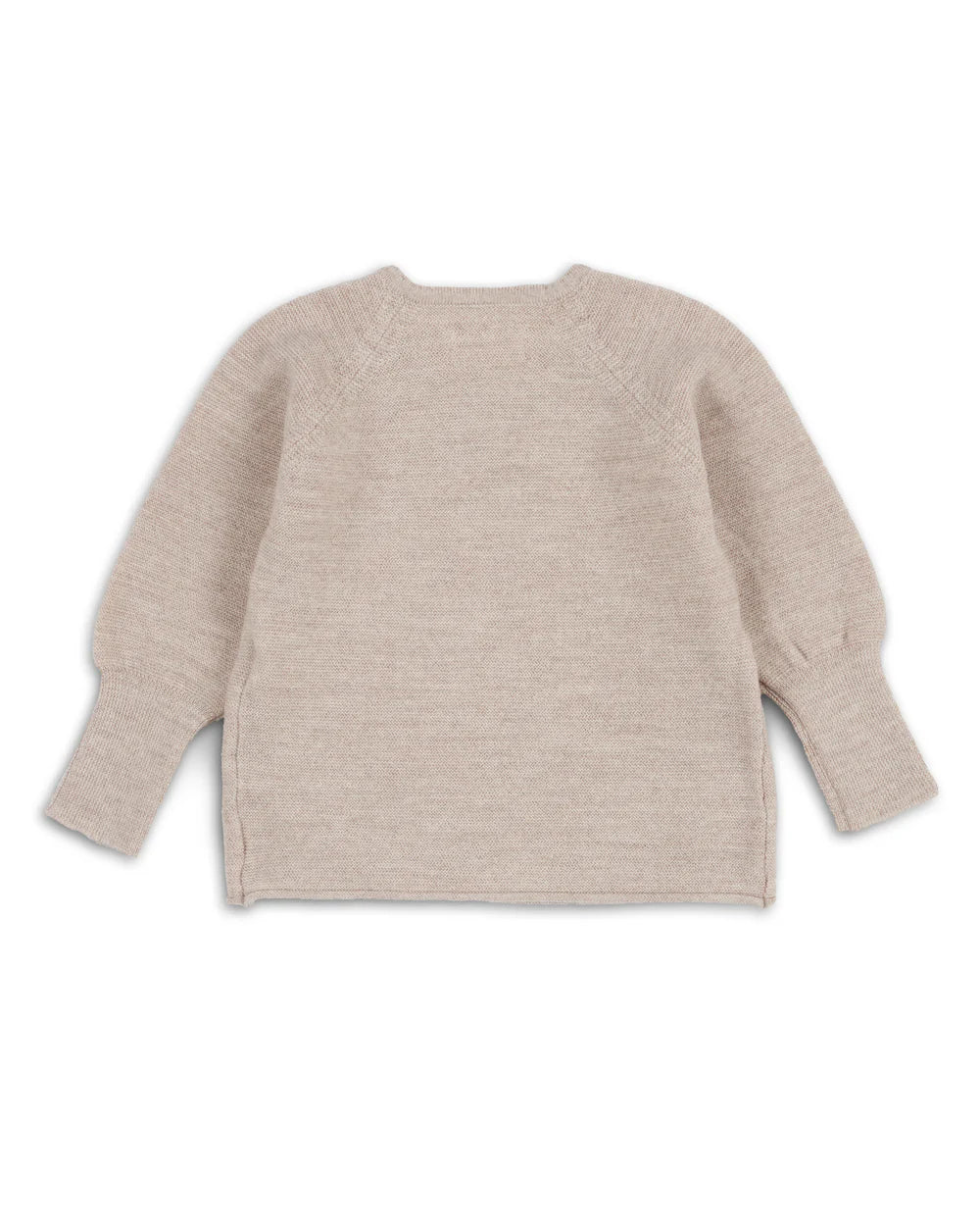 HALFEN wool wrap cardigan - Natural