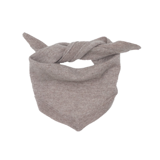 HOLMM. cashmere triangle scarf Foty - Toast