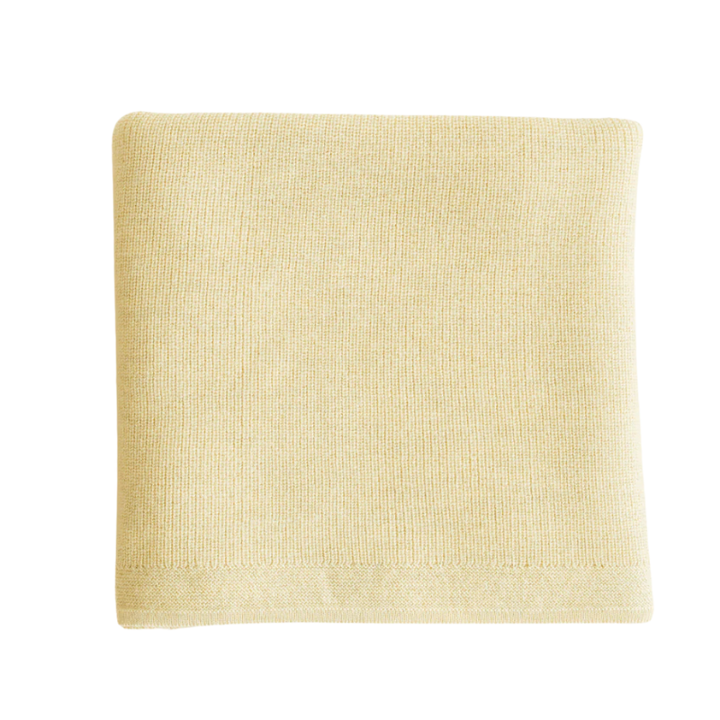 Hvid deken Felix - Light yellow