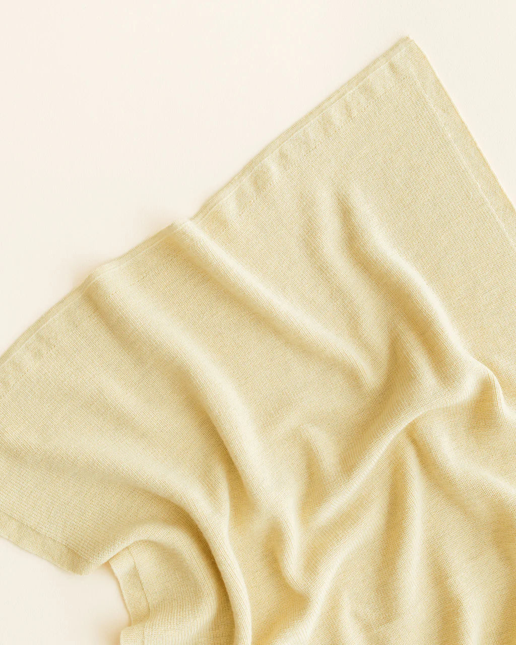 Hvid deken Felix - Light yellow