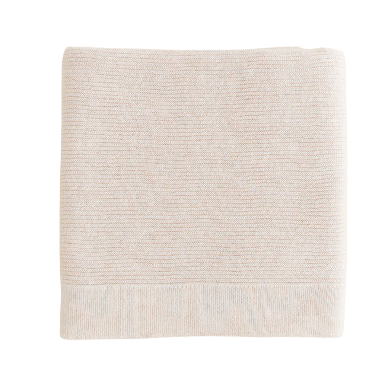Hvid blanket Gust - Cream