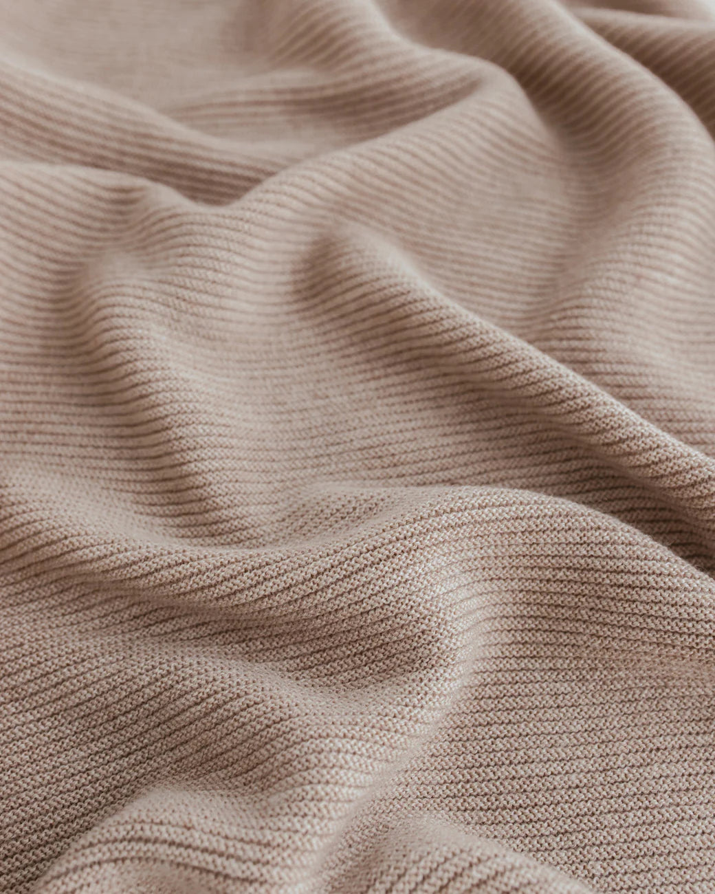 Hvid blanket Gust - Sand