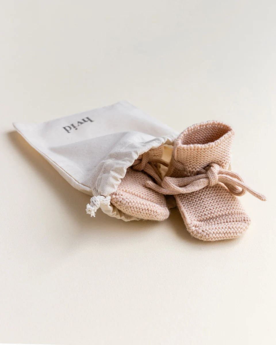Hvid slofjes - Apricot