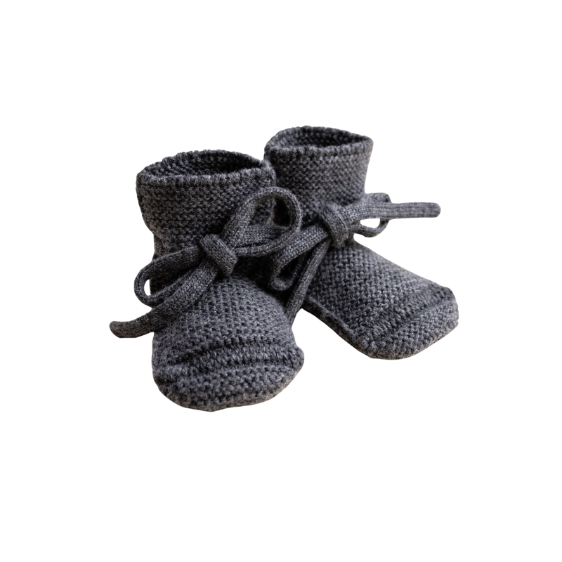 Hvid slofjes - Charcoal