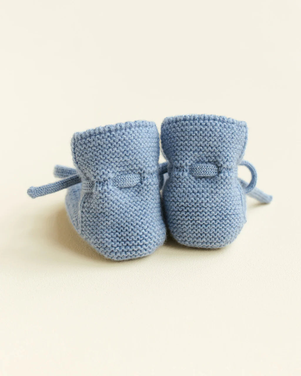 Hvid slofjes - Light blue