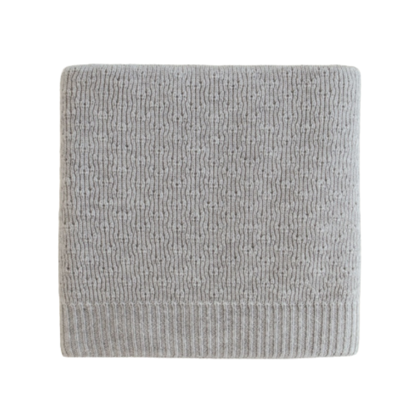 Hvid deken Dora AW25/26 - Grey melange