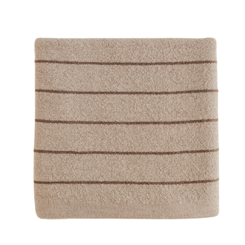 Hvid blanket Harry - Sand / Mocha